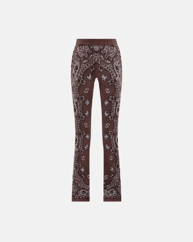 Amiri Women Bandana Flared Sweatpant