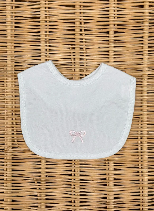 Little bow jersey bib