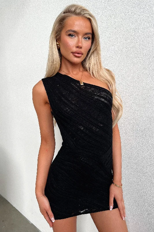 Maple Mini Dress - Black