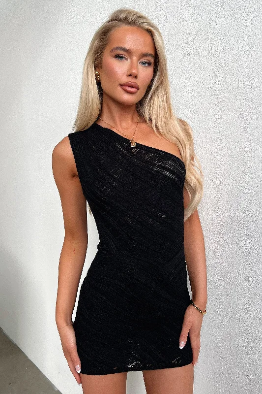 Maple Mini Dress - Black