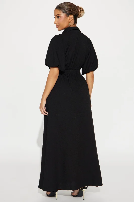 Polina Maxi Dress - Black