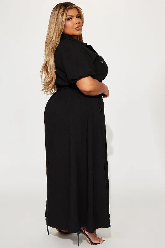 Polina Maxi Dress - Black