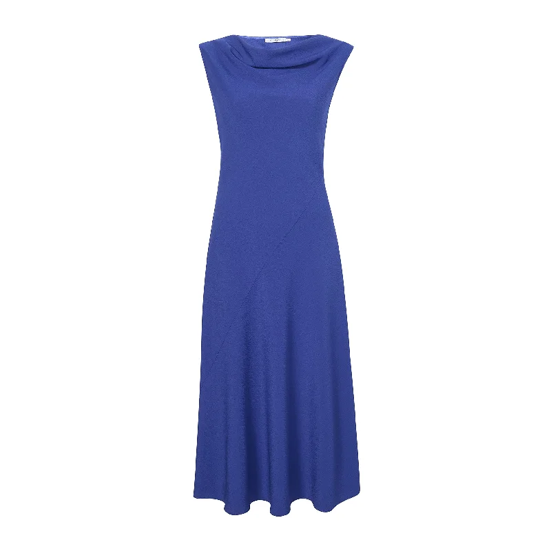 Priya Dress - Eco Heavy Soft Wave :: Royal Blue