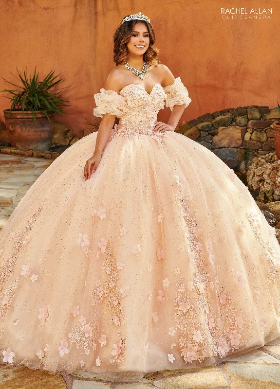 Puff Sleeves Quinceanera Dress by Mary's Bridal MQ2159