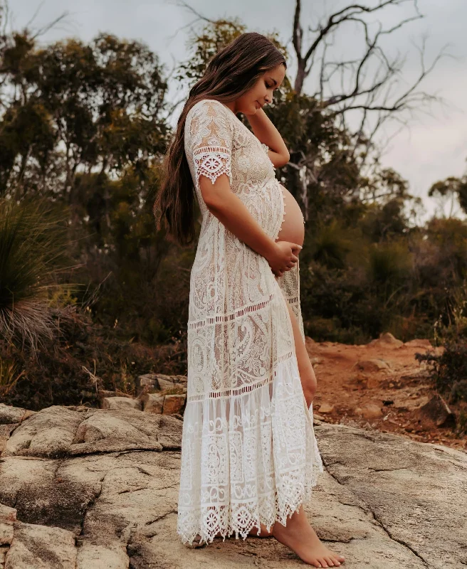 Spell Rhiannon Gown - Maternity Photoshoot Dress- Wedding Dress