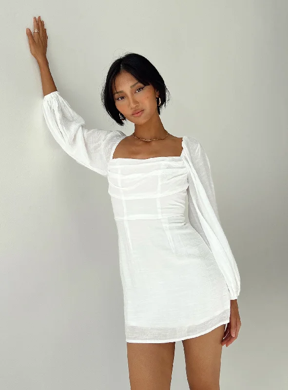 Warra Mini Dress White