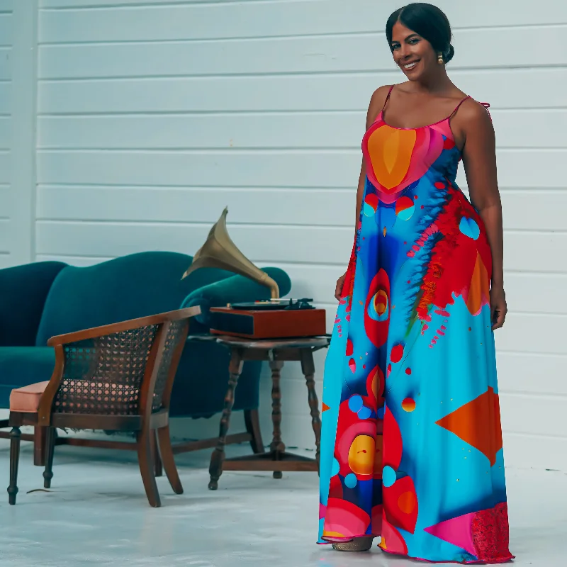 ""Around The World"" Amelia Maxi Dress, Carnaval