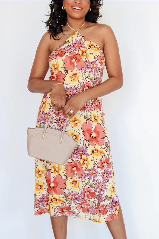 Endless Sunrise Halter Dress