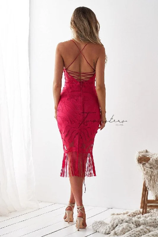 Khaleesi Dress - Hot Pink