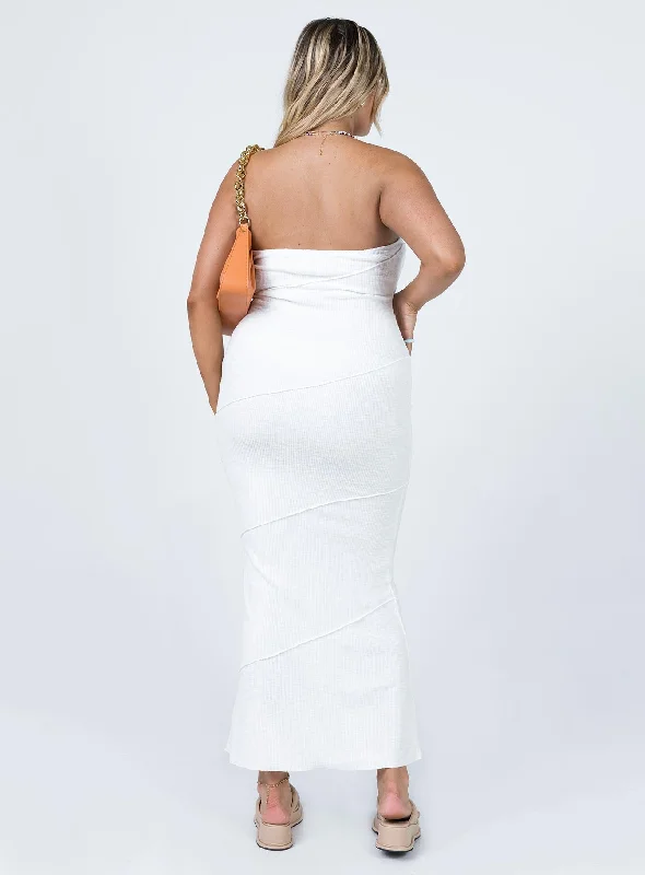 Oscar Midi Dress White