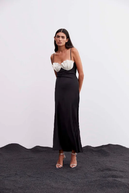 Ryder Dress - Black/Ivory