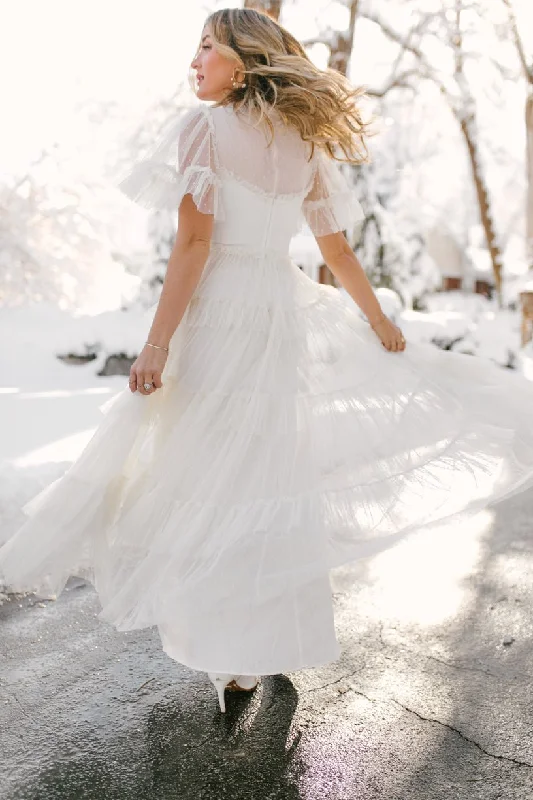 Whimsical Dress in White