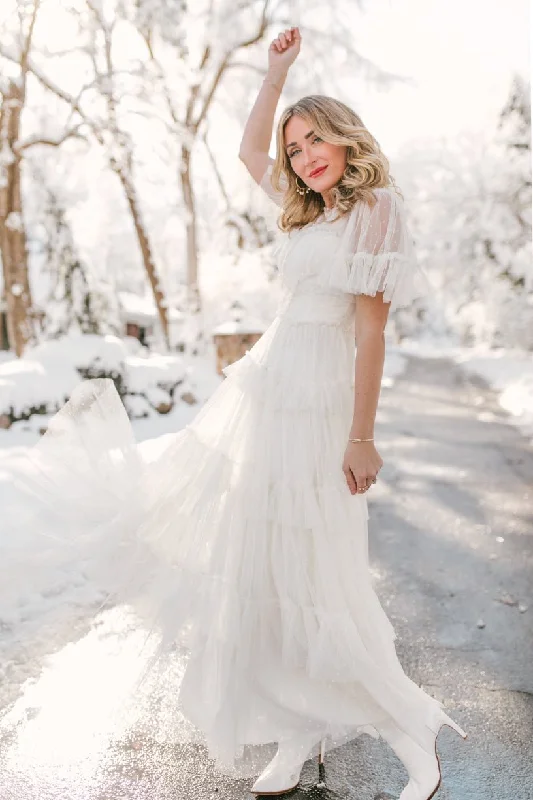 Whimsical Dress in White