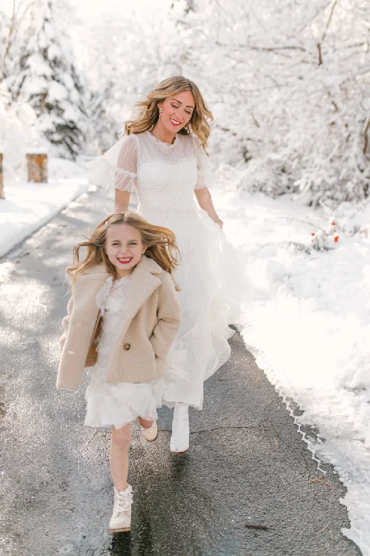 Whimsical Dress in White