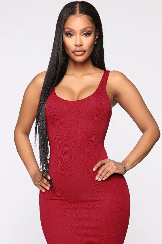 Your Needs Met Dress - Red