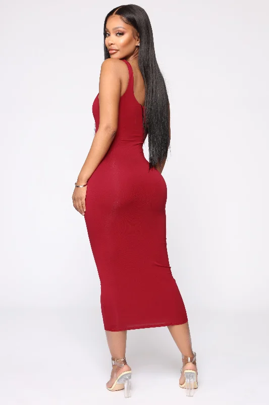 Your Needs Met Dress - Red