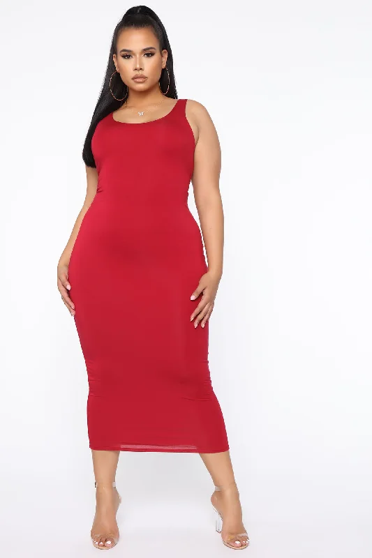 Your Needs Met Dress - Red