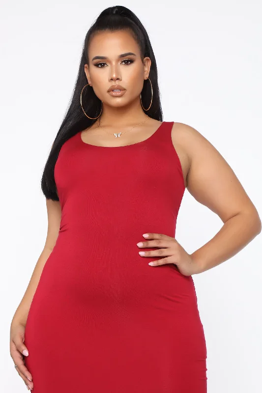 Your Needs Met Dress - Red