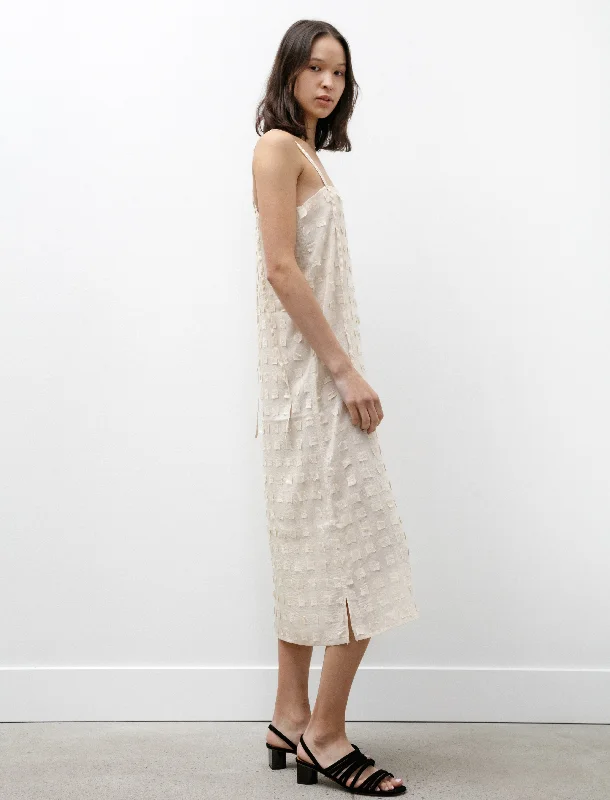 Muga Silk Off-Cuts Dress Undyed