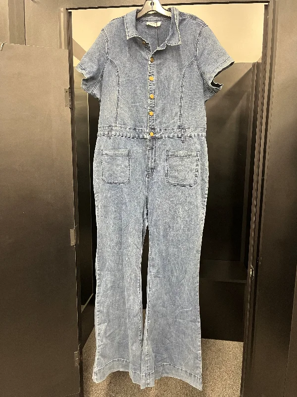 Blue Jumpsuit Show Po NWT, Size 16