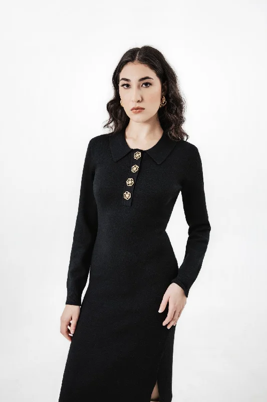 Brandy Henley Sweater Dress