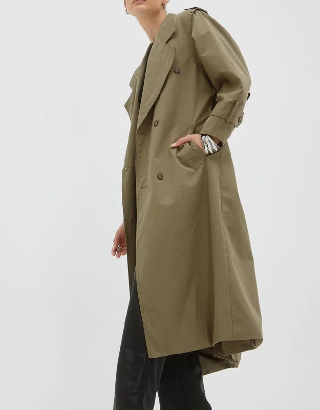 Sovere - Agency Trenchcoat in Olive