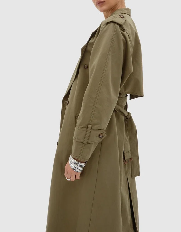 Sovere - Agency Trenchcoat in Olive