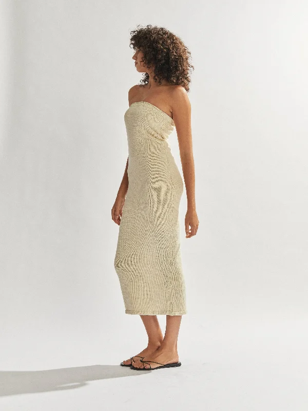 Cora Maxi Dress Custard