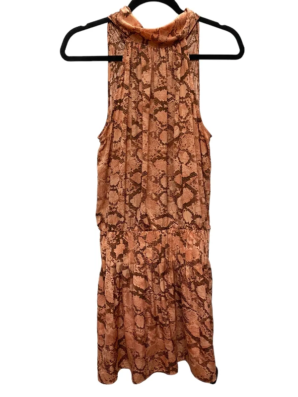 Dress Casual Midi By Clothes Mentor In Snakeskin Print, Size: M