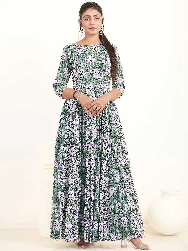 Fiza Parwana Long Flared Dress