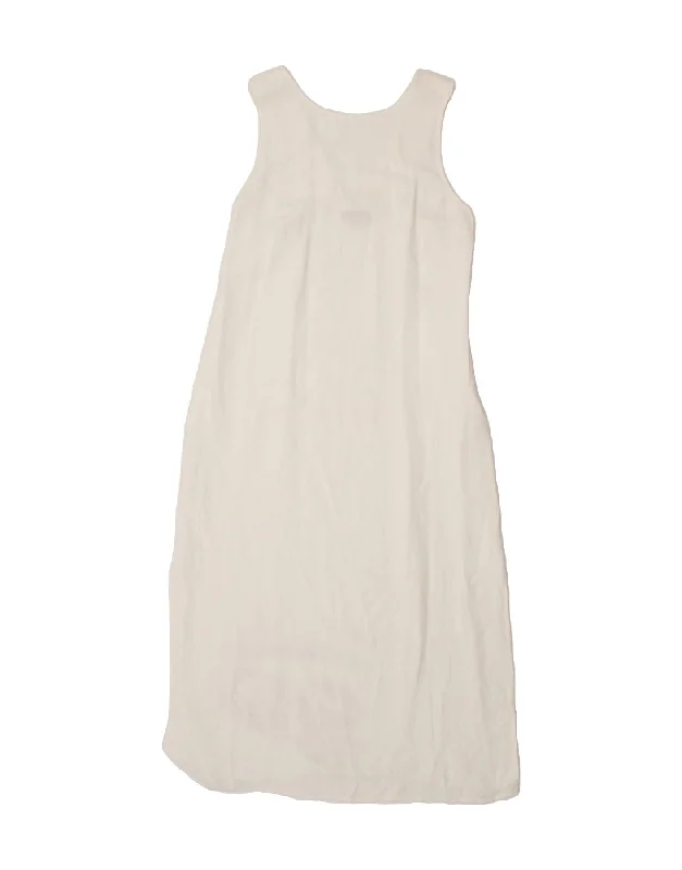 MASSIMO DUTTI Womens Sleeveless Maxi Dress EU 36 XS White