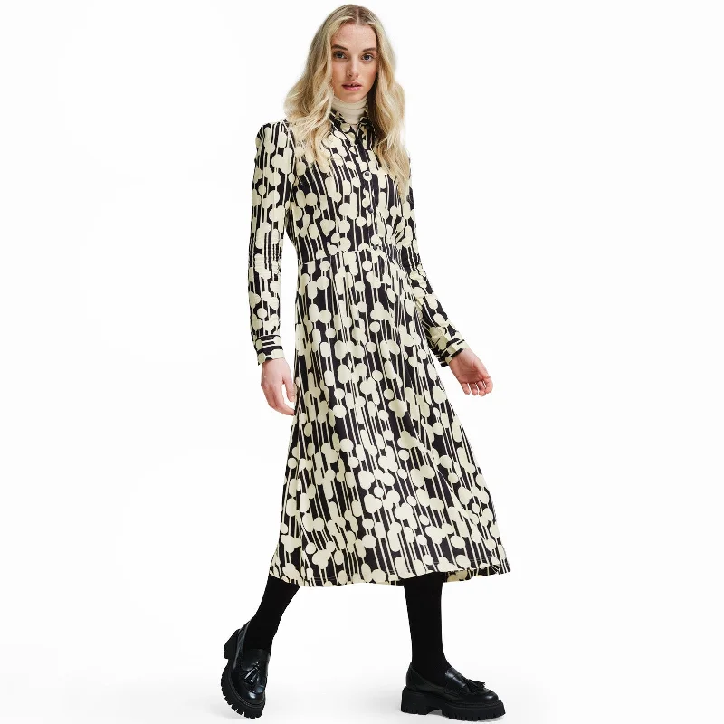 Regatta Womens Orla Kiely Long Sleeve Maxi Shirt Dress