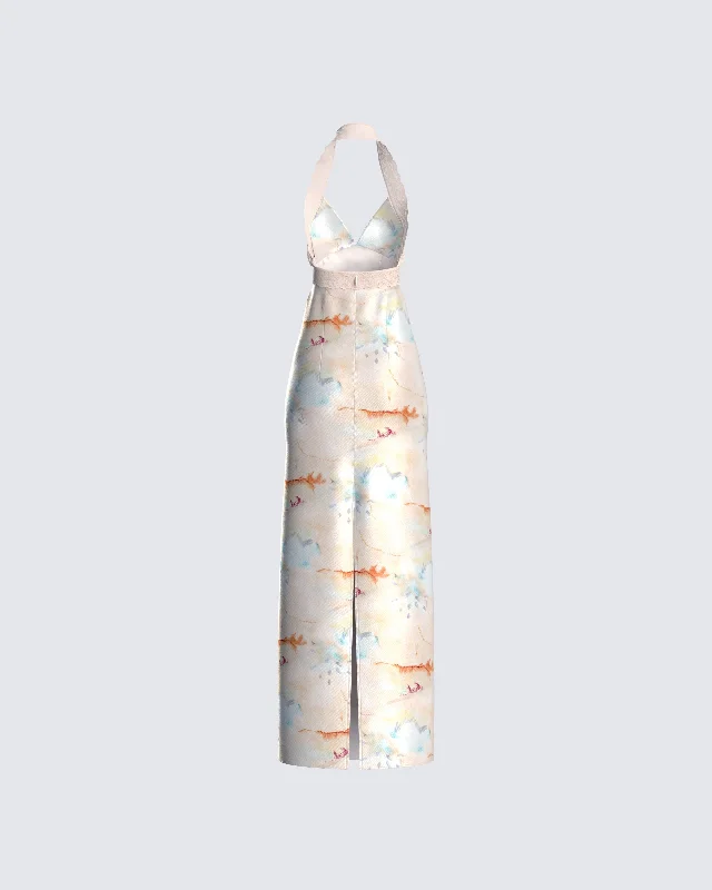 Sandy Tie Dye Print Dress