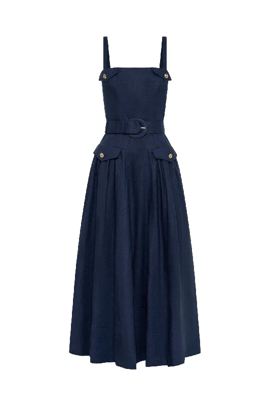 Shelby Dress- Navy