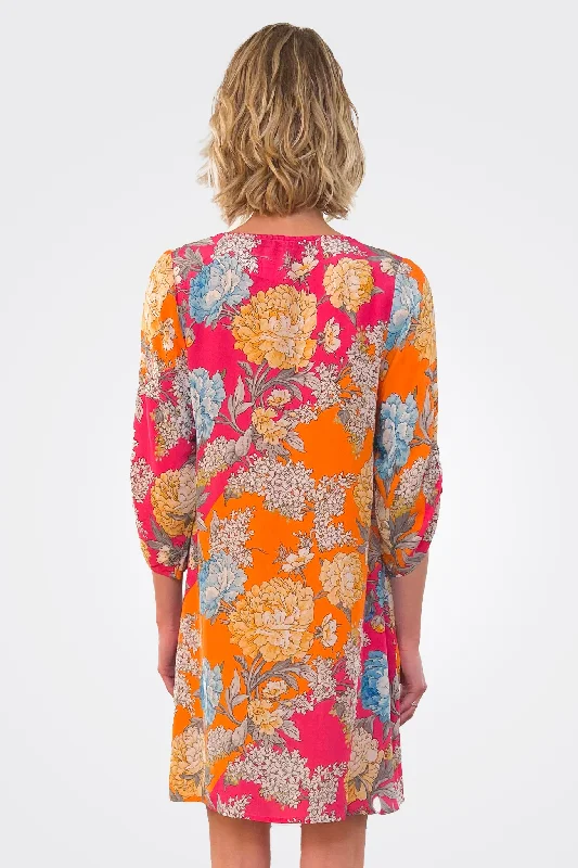 Silk Sanaya Tunic - Tangerine