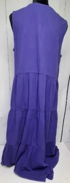 Dress-Sleeveless-Purple-Women's S-1681