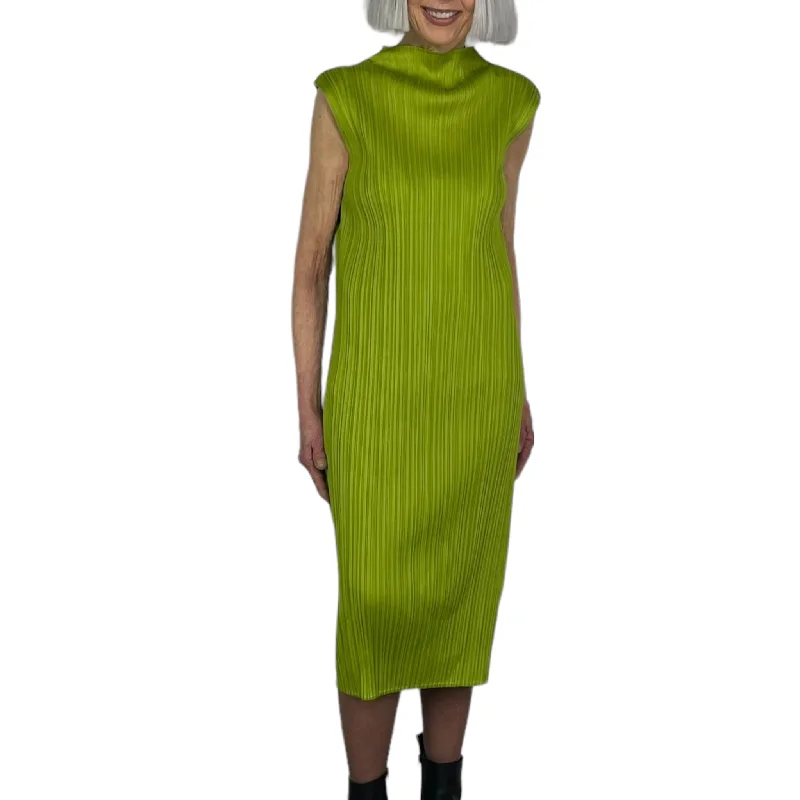 MONTHLY COLORS: AUGUST HI NECK DRESS