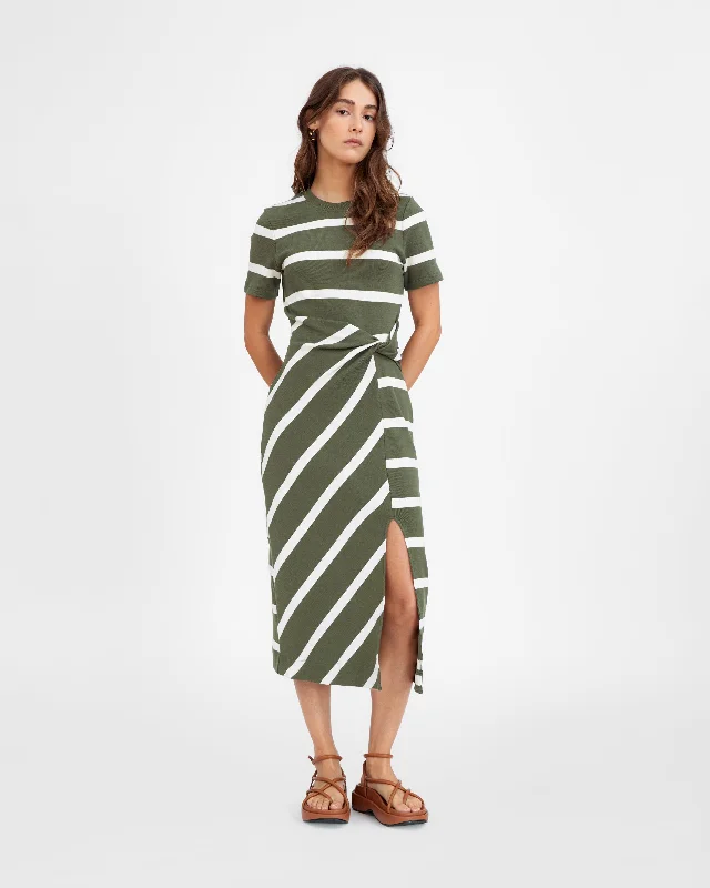 Short Sleeve Striped Cody Dress