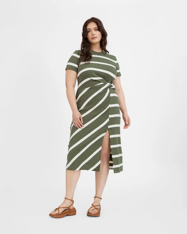 Short Sleeve Striped Cody Dress