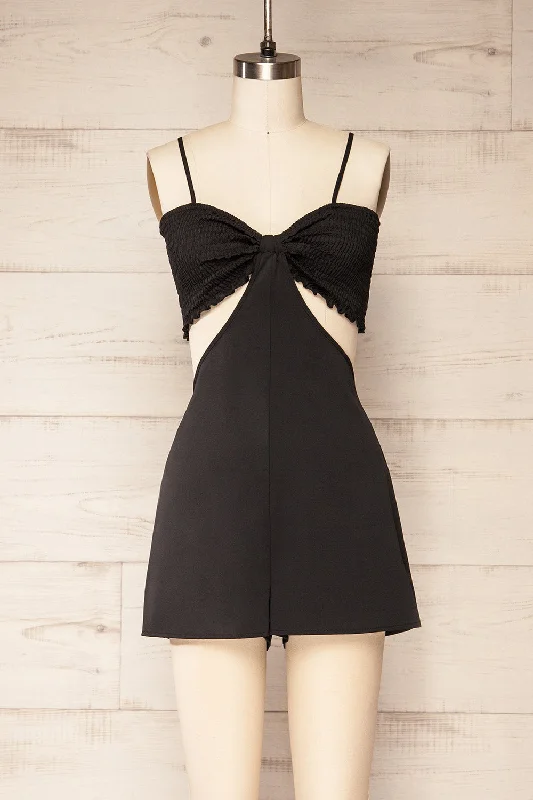 Balcarce Black | Romper w/ Cut-Outs