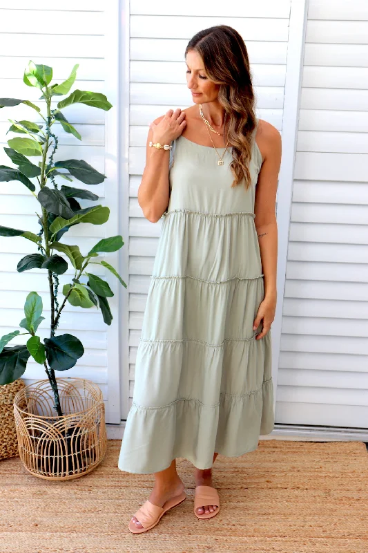 Chloe Maxi in Sage