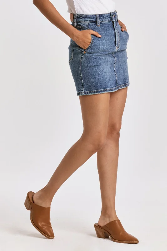 Dear John Quinn Denim Skirt