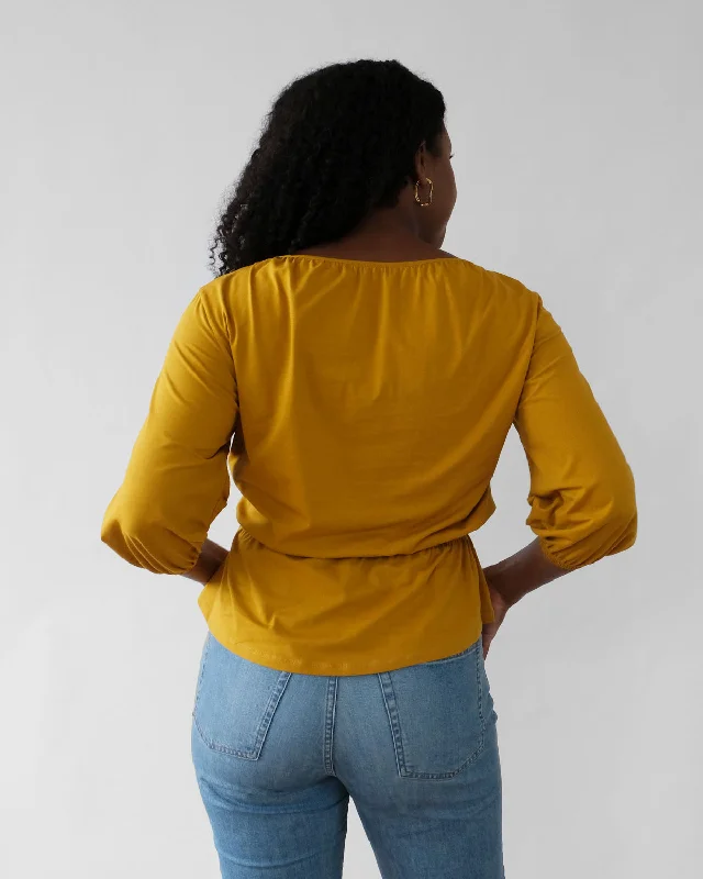 HARLEY top in Mustard