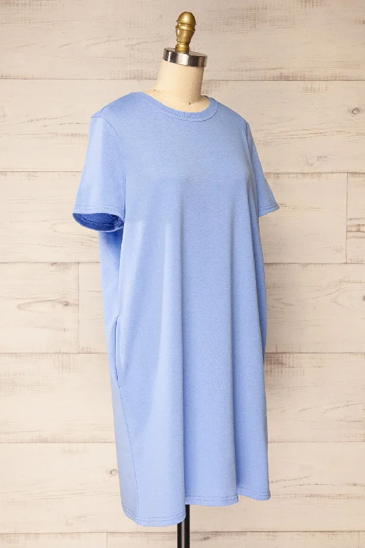 Jerzey Blue | T-Shirt Dress w/ Pockets