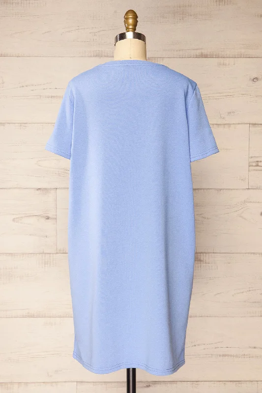 Jerzey Blue | T-Shirt Dress w/ Pockets