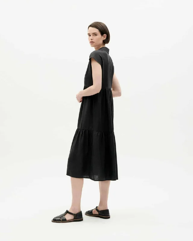 Ona Hemp Dress - Black