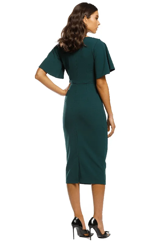 PASDUCHAS Marquise Midi Dress (Pine Green) - RRP $269