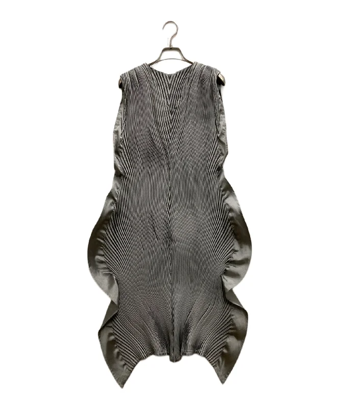 [Pre-owned] ISSEY MIYAKE 3D shaped sleeveless pleated dress IM81FH033