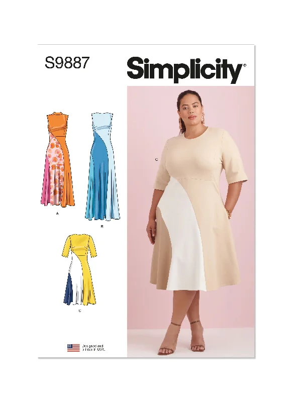 Simplicity Sewing Pattern 9887 Dress with Length Variations