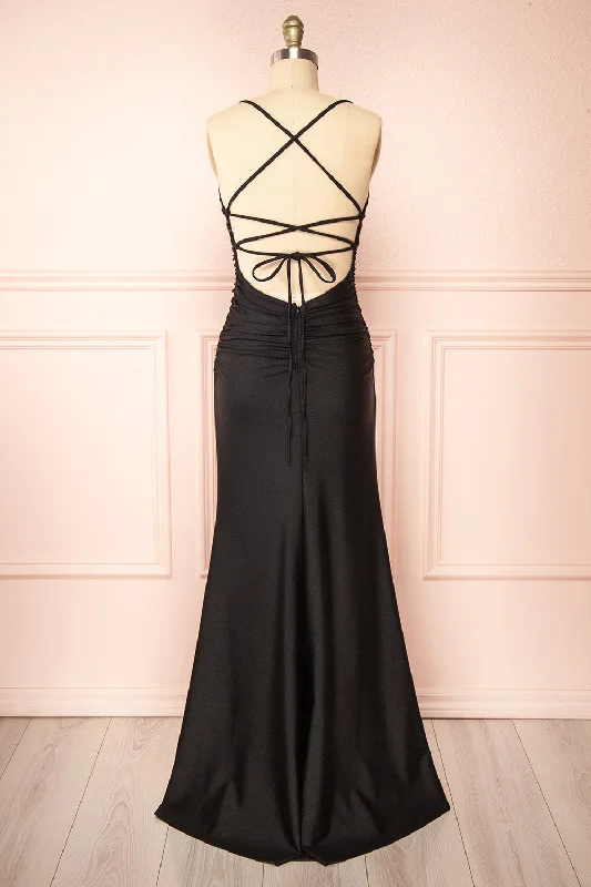 Sonia Black | Mermaid Maxi Dress w/ Slit